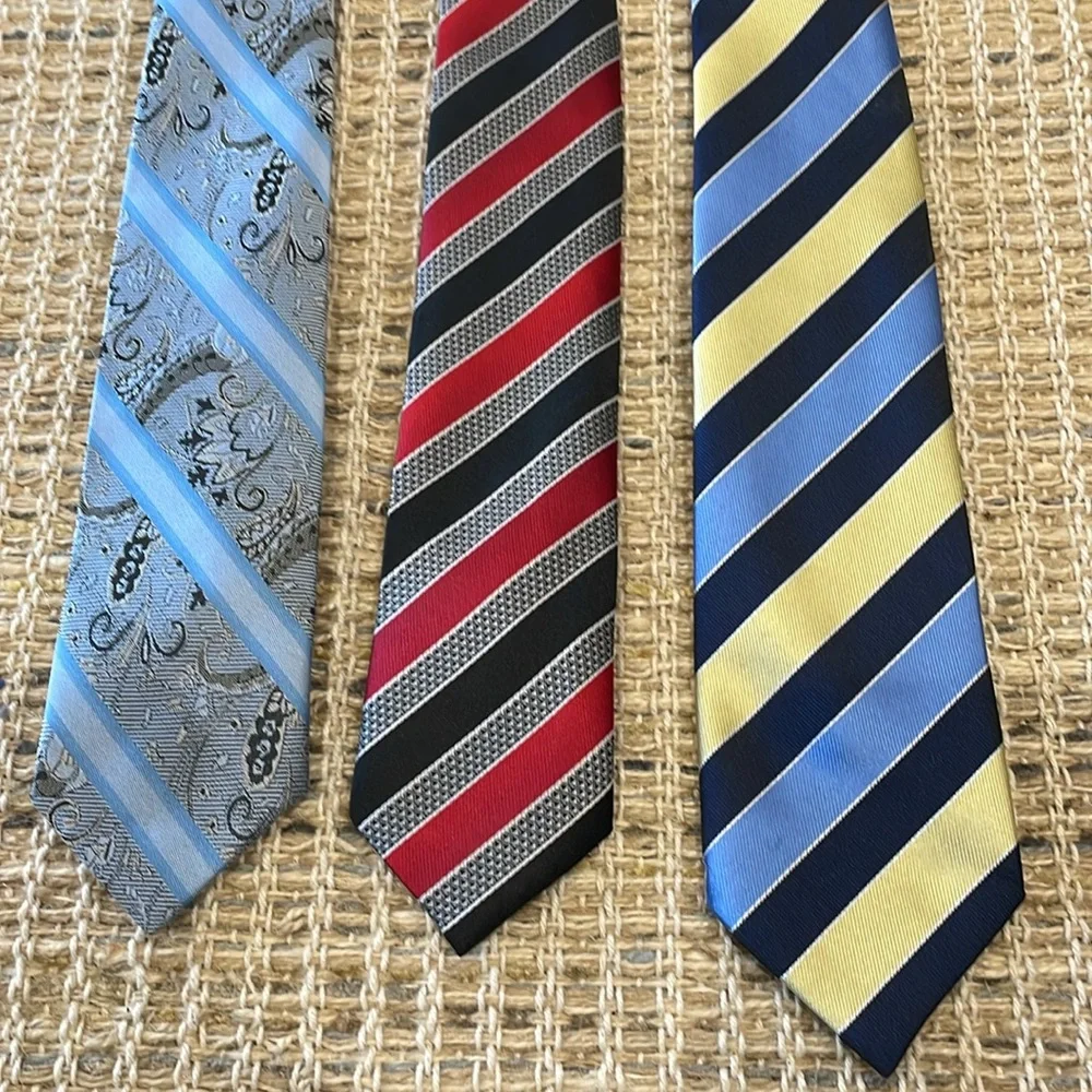 Bundle of 3 Kids Size Clip on Ties